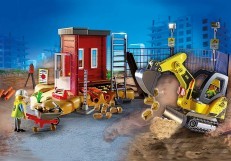 Playmobil Mini Excavator with Building Section 70443
